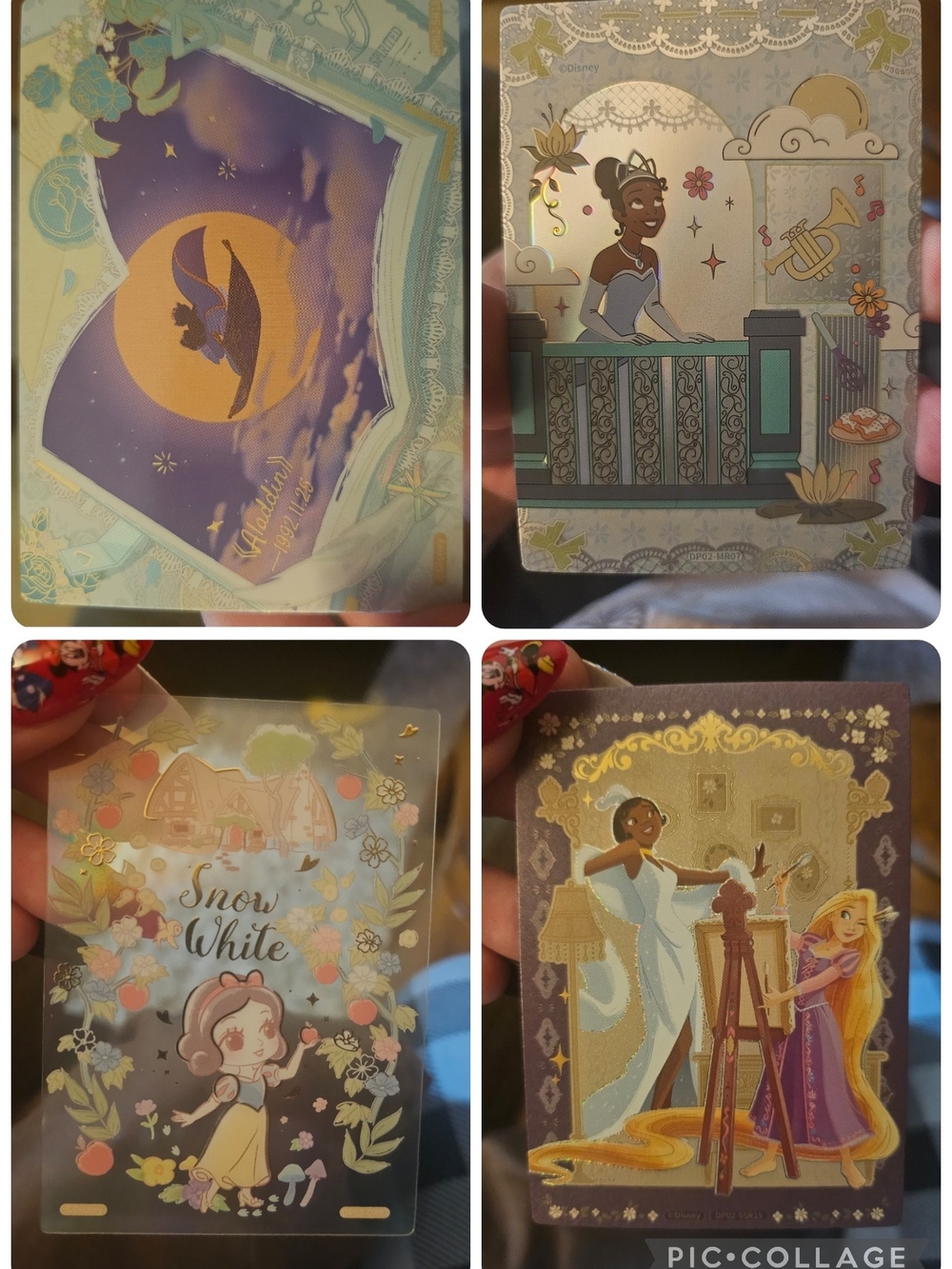 Disney Princess Trading Card Bundle - Magic Rare, SSR & Frosted Acetate
